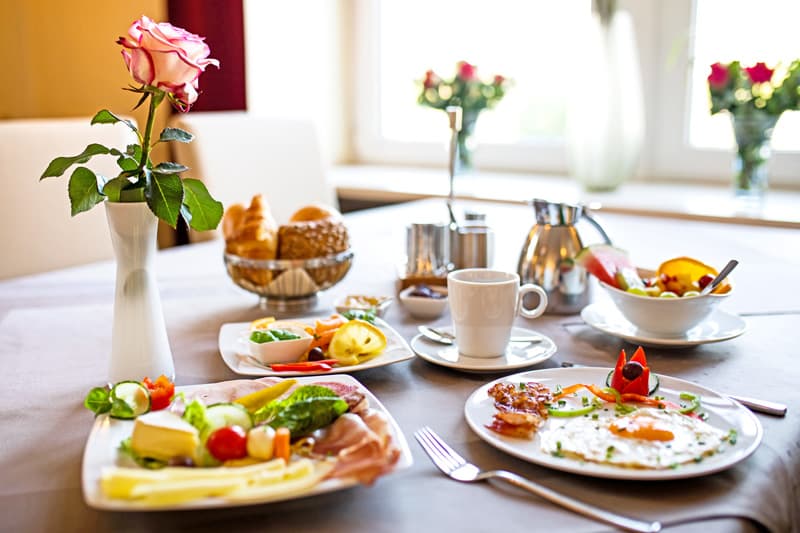 Frühstück im Hotel Panorama